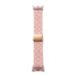 Bracelet de remplacement pour la montre Xiaomi Smart Mi Band 10 – Compatible avec Xiaomi Mi Band 10, 9 et 8 – Nylon tressé - Saumon
