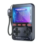 Powerbank 2en1 Yesido - PowerBank + console de jeu rétro intégrée - 10000mAh - Écran 2,8" - Port Type-C et Lightning - Charge rapide 20W - Port pour carte mémoire Noir - YP87