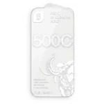 Antichoc de téléphone pour iPhone 15 Pro Max – 6.9″ – LANBi 500C Max Arc Borderless Plus HD Glass – Verre trempé HD transparent à bords incurvés
