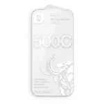Antichoc de téléphone pour iPhone 16 Pro Max - 6.9" - LANBi 500C Max Arc Borderless Plus HD Glass - Verre trempé HD transparent à bords incurvés