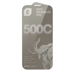 Antichoc de téléphone pour iPhone 17 Pro - LANBi 500C Max Arc Borderless Plus Privacy – Verre trempé HD fumé à bords incurvés noirs