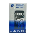 Antichoc de téléphone pour iPhone 16 Pro et 17 – LANBi 500C Max Arc Borderless Plus Privacy – Verre trempé HD fumé à bords incurvés noirs – Image 2