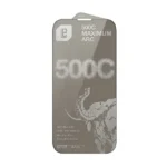 Antichoc de téléphone pour iPhone 16 Pro Max – LANBi 500C Max Arc Borderless Plus Privacy – Verre trempé HD fumé à bords incurvés noirs