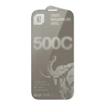 Antichoc de téléphone pour iPhone 18 Pro – LANBi 500C Max Arc Borderless Plus Privacy – Verre trempé HD fumé à bords incurvés noirs