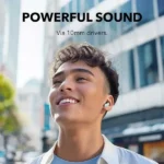 Écouteur Soundcore R50i NC avec Réduction de Bruit Active – 45h d’autonomie – BT 5.4 – IP54 -Appels clairs par IA avec 4 micros - Bleu - A3959H31 – Image 3