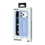 Coque pour iPhone 18 Pro Max Green Lion – Compatible MagSafe – Poignée 360 en cuir bleu intégrée - GNGRP18PMBL – Image 2