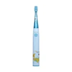 Brosse à dents électrique pour enfants Green Lion - Pour enfants âgés de deux à dix ans - 60Jrs d'autonomie - IPX7 - Bleu - GNKDSELTBRBL
