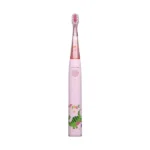 Brosse à dents électrique pour enfants Green Lion - Pour enfants âgés de deux à dix ans - 60Jrs d'autonomie - IPX7 - Rose - GNKDSELTBRBL