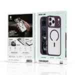 Coque pour iPhone 18 Pro Max Green Lion Titan - Compatible MagSafe - Boutons métalliques - Bordeaux - GNTITMG18PMBD – Image 2