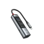 Hub USB-C 5en1 - HDMI 4K 30 Hz - USB 3.0 - 2× USB 2.0 & PD 100W - YESIDO HB22