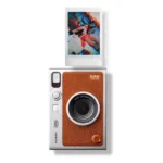 Appareil Photo Instantané Fujifilm instax mini Evo Hybride - USB-C - 100 Effets & Impression Smartphone - Marron - INS MINI EVO BROWN C EX D