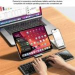 Clavier Pliable 3 Volets avec Pavé Tactile & Numérique - Bluetooth - 78 Touches - USB-C et 20h d’Autonomie - YESIDO KB49 – Image 2