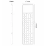 Clavier Pliable 3 Volets avec Pavé Tactile & Numérique - Bluetooth - 78 Touches - USB-C et 20h d’Autonomie - YESIDO KB49 – Image 4