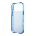 Coque pour iPhone 18 Pro Max Karl Lagerfeld avec paillettes liquides plage et sable - En plastique ABS - Bleu - KLHCP18X6LCSPCB – Image 2