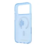 Coque pour iPhone 18 Pro Max Karl Lagerfeld avec impression Peekaboo - Compatible MagSafe - Bleu - KLOHMP18X6HCPSCB – Image 2