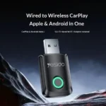 Adaptateur CarPlay & Android Auto Sans Fil 2-en-1 - Bluetooth 5.0 - Wi-Fi Tri-Bande & USB-C - YESIDO KM32 – Image 2