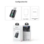 Adaptateur CarPlay & Android Auto Sans Fil 2-en-1 - Bluetooth 5.0 - Wi-Fi Tri-Bande & USB-C - YESIDO KM32 – Image 3