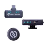 Micro Cravate Hollyland LARK M3 Combo 2TX & 2RX - Fil 32-bit Float - Réduction de Bruit IA - USB-C & Caméra - Portée 300m - Gris Sidéral - C72X2K3B9LY – Image 2