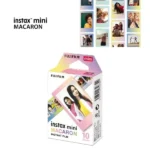 Cartouche de 10 Films Instantanés Pour les appareils Fujifilm Instax Mini – Instant Film Macaron – 10 Photos avec Bordures Pastel Multicolores
