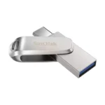 Clé USB 128GB SanDisk Ultra Dual Drive Luxe - USB-C & USB-A 3.2 Gen 1 jusqu’à 400 Mo/s – Métal Argent - SDDDC4-128G-G46 – Image 4