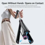 Perche à Selfie & Trépied Bluetooth 5.2 - Extensible jusqu’à 174 cm -Télécommande & Filetage 1/4" – Ouverture automatique - Noir - Yesido SF34 – Image 2