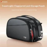 Pochette Sac Organisateur de Voyage avec Verrou à Empreinte Digitale -  Grande Capacité & Bandoulière – Noir - Yesdio WB63 – Image 2