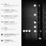 TV Hisense 65" - Connectée - Année 2026 – ULED HI-QLED MINI-LED – 4K UHD – VIDAA – Commande vocale – Apple mobile – Apple store - 65E8S – Image 3