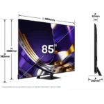 TV Hisense 85" - Connectée - Année 2026 - 215cm - ULED Mini‑LED - QLED 4K UHD - VIDAA Smart OS - BT - Wifi - Ethernet RJ-45 - USB - HDMI - 85U7S – Image 2