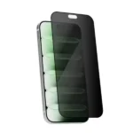 Antichoc pour iPhone 18 Pro Max Green Lion Sir Louis 3D Privacy - Couverture complète - Anti-rayures - Bord incurvé 3D - Anti-empreintes digitales - GNL3DCRP18PMBK – Image 2