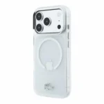Coque pour iPhone 18 Pro Max Lacoste Premium avec motif emblématique Petit Piqué - Compatible MagSafe - Clair - LCHMP18X6UFRTH – Image 3