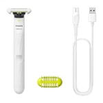 Tondeuse et rasoir hybride électrique Philips Original OneBlade Intimate - 30min d'autonomie - Lame SkinProtect - QP1924/20 – Image 2