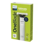 Tondeuse et rasoir hybride électrique Philips Original OneBlade Intimate - 30min d'autonomie - Lame SkinProtect - QP1924/20 – Image 5