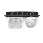 Machine à laver Hisense - 7,5KG - TWIN-TUB - Capacité d'essorage 4kg - Séchage par air (Air Dry) - WS75HA3W – Image 2
