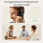 Enregistreur vocal IA dictaphone avec transcription Plaud Note Pro – 64Go - 50h d’autonomie – BT - Résumé IA Saisie multimodale - Conçu pour conférences, réunions, appels – Image 4