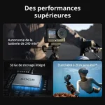DJI Osmo Action 6 Standard Combo – 50Go – 4h d’autonomie – Caméra sportive étanche – 4K HDR – Double écran tactile – IP68 - Wifi 6 – BT 5.1 – Image 2